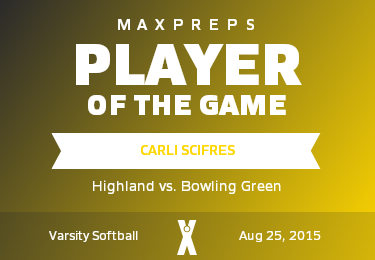 #2 Carli Scifres Player of the Game badge