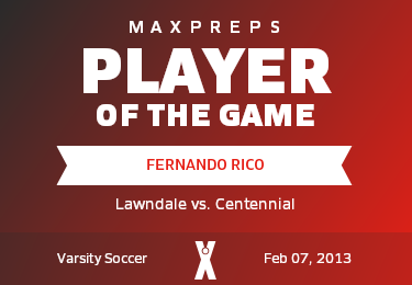 #11 Fernando Rico Player of the Game badge