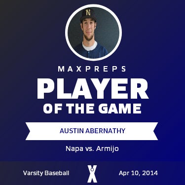 #8 Austin Abernathy Player of the Game badge