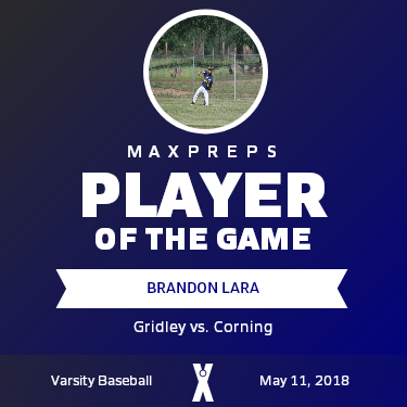 #11 Brandon Lara Player of the Game badge
