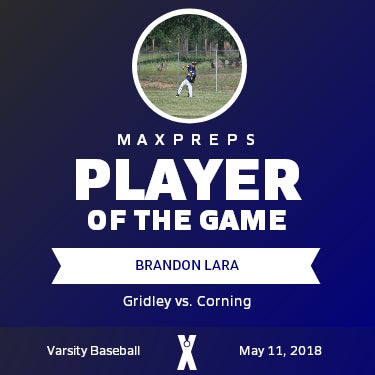 #11 Brandon Lara Player of the Game badge
