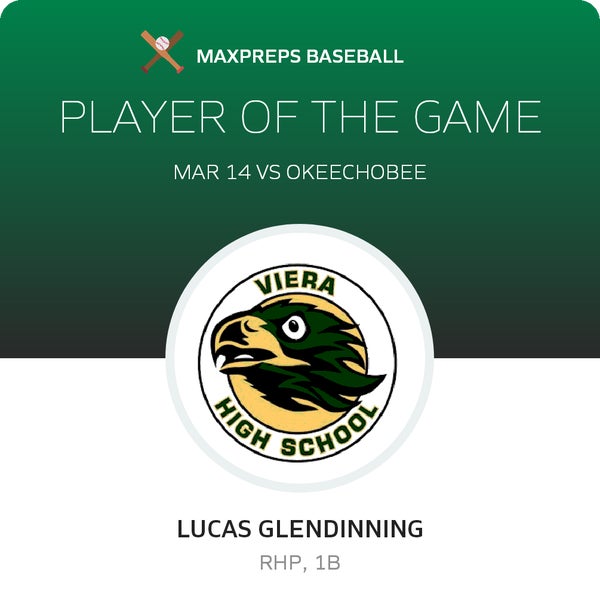 #17 Lucas Glendinning Player of the Game badge