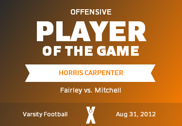 #6 Horris Carpenter Player of the Game badge