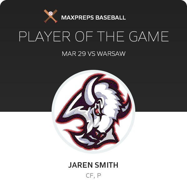 #1 Jaren Smith Player of the Game badge