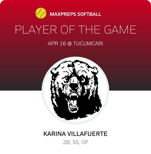 #10 Karina Villafuerte Player of the Game badge