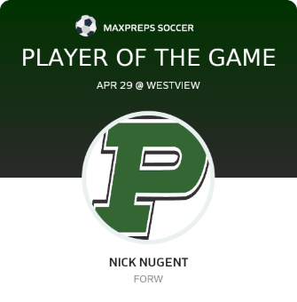 #20 Nick Nugent Player of the Game badge