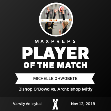 #1 Michelle Ohwobete Player of the Game badge