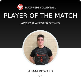 #6 Adam Rowald Player of the Game badge