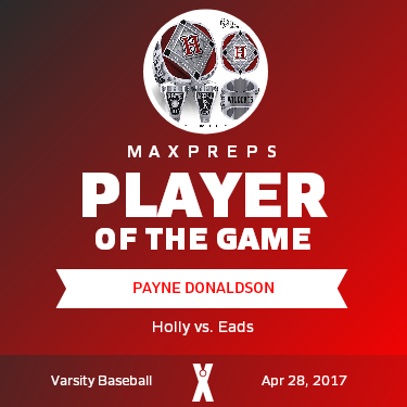 #9 Payne Donaldson Player of the Game badge