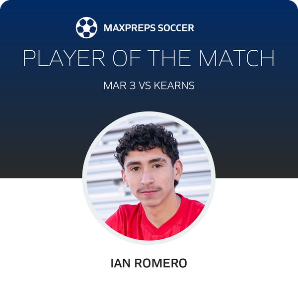#7 Ian Romero Player of the Game badge