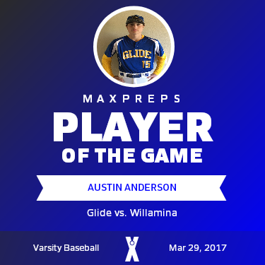 #15 Austin Anderson Player of the Game badge
