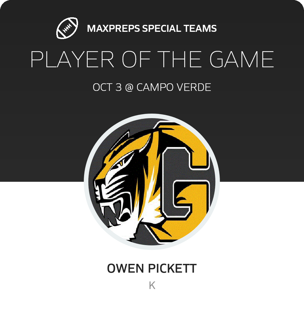 Player of the Game