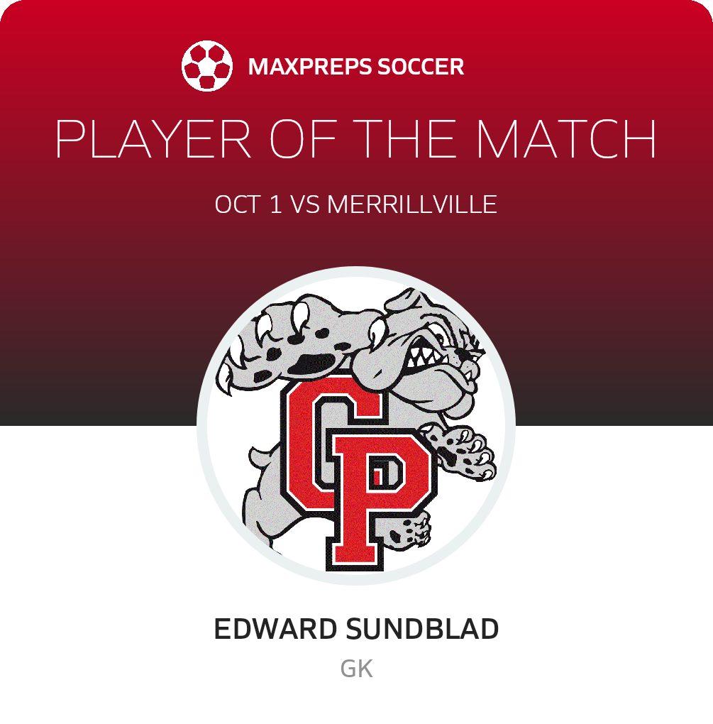 #0 Edward Sundblad Player of the Game badge