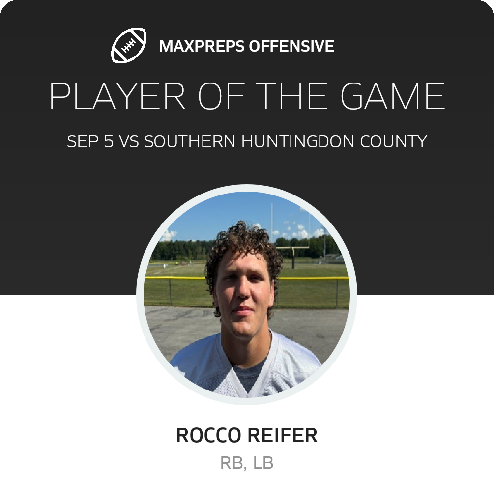 #0 Rocco Reifer Player of the Game badge