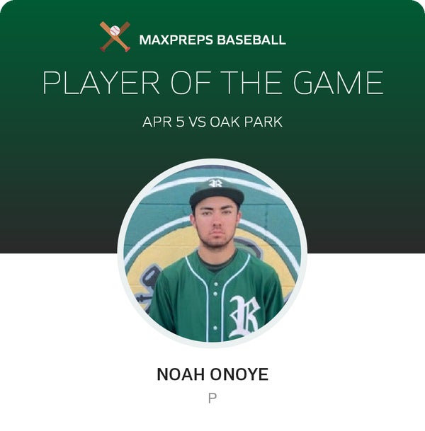 #18 Noah Onoye Player of the Game badge
