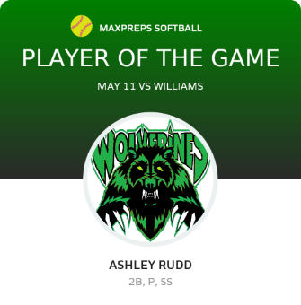 #1 Ashley Rudd Player of the Game badge