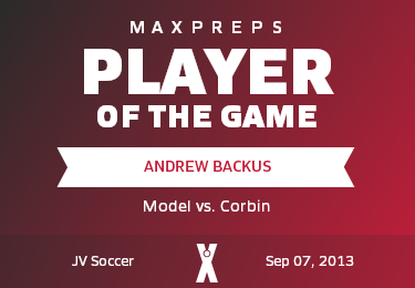 #22 Andrew Backus Player of the Game badge