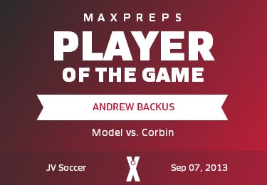#22 Andrew Backus Player of the Game badge