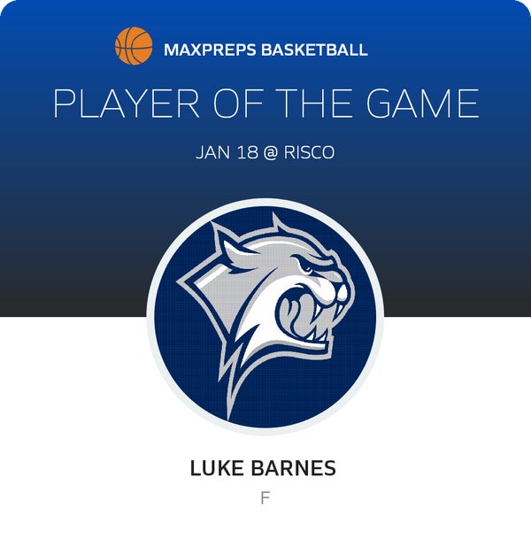 #13 Luke Barnes Player of the Game badge