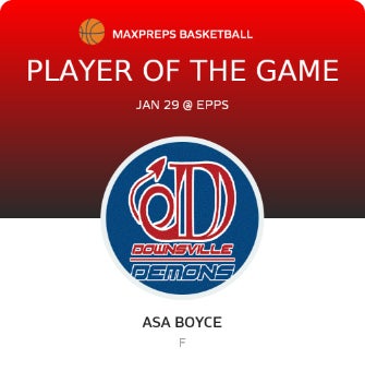 #15 Asa Boyce Player of the Game badge