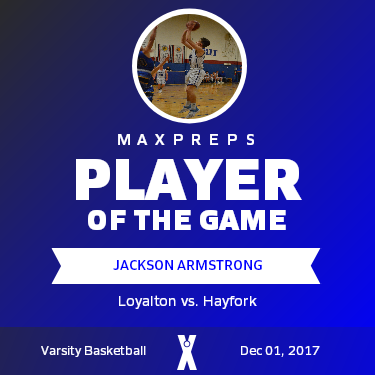 #22 Jackson Armstrong Player of the Game badge