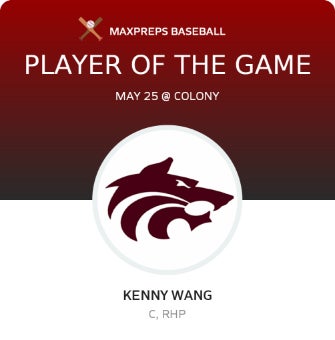 #29 Kenny Wang Player of the Game badge