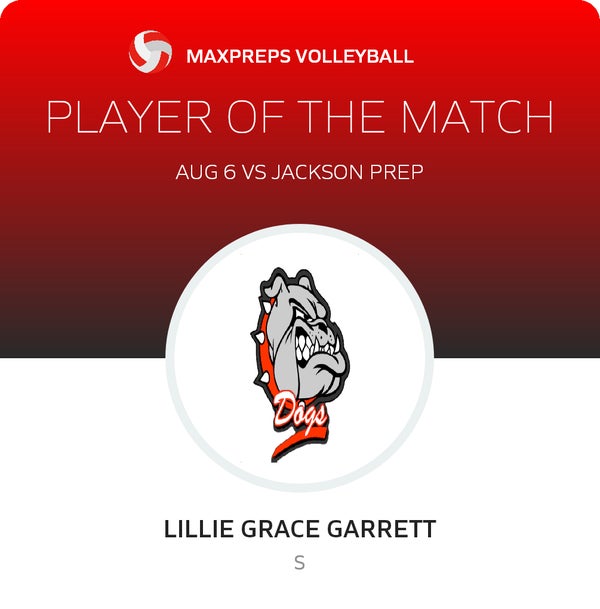 #9 L. Garrett Player of the Game badge
