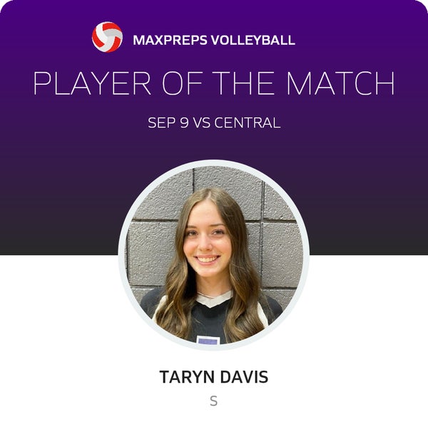 #5 Taryn Davis Player of the Game badge
