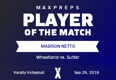 #13 Madison Netto Player of the Game badge