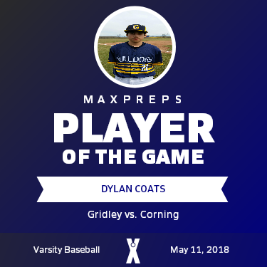 #21 Dylan Coats Player of the Game badge