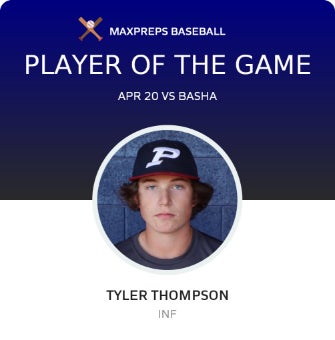 #7 Tyler Thompson Player of the Game badge