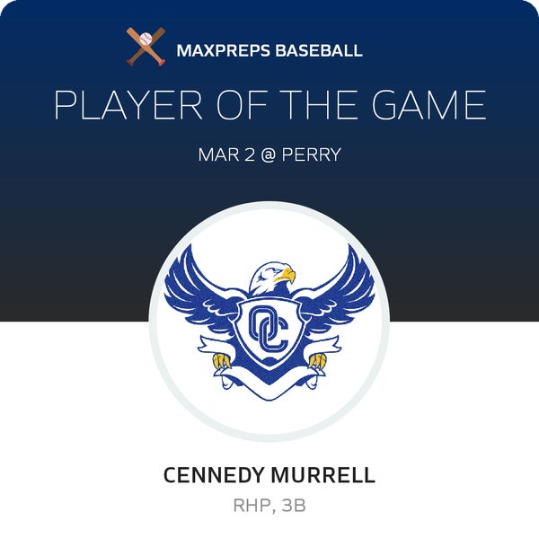 #11 Cennedy Murrell Player of the Game badge