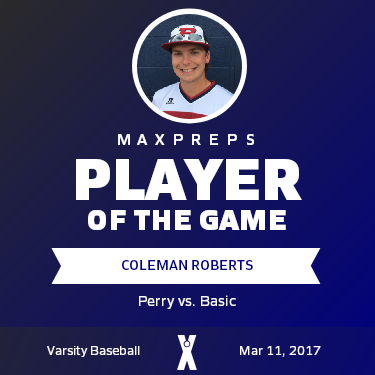 #15 Coleman Roberts Player of the Game badge