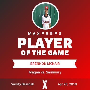 #4 Brennon McNair Player of the Game badge