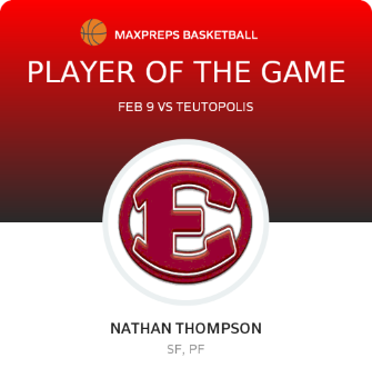 #23 Nathan Thompson Player of the Game badge