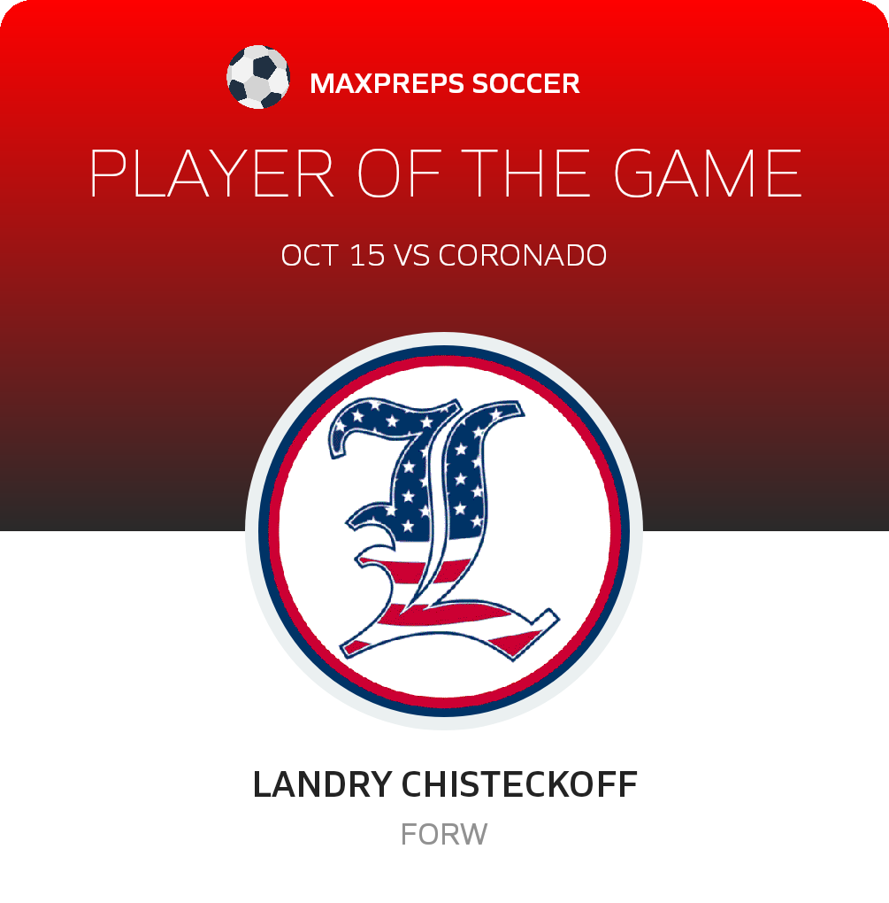 #10 Landry Chisteckoff Player of the Game badge