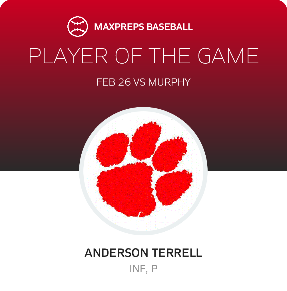 #7 Anderson Terrell Player of the Game badge