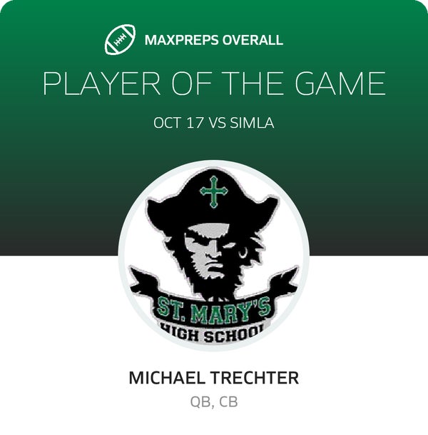#15 Michael Trechter Player of the Game badge