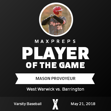 #36 Mason Provoyeur Player of the Game badge
