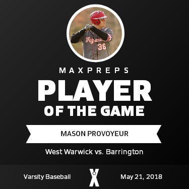 #36 Mason Provoyeur Player of the Game badge