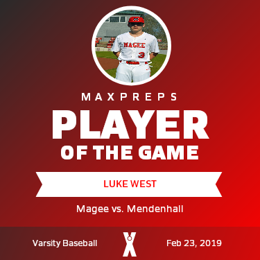#3 Luke West Player of the Game badge