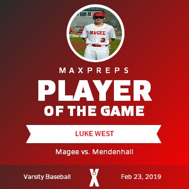 #3 Luke West Player of the Game badge
