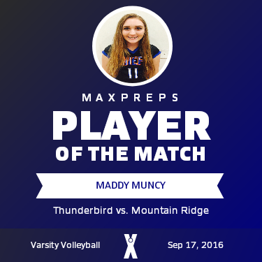 #11 Maddy Muncy Player of the Game badge