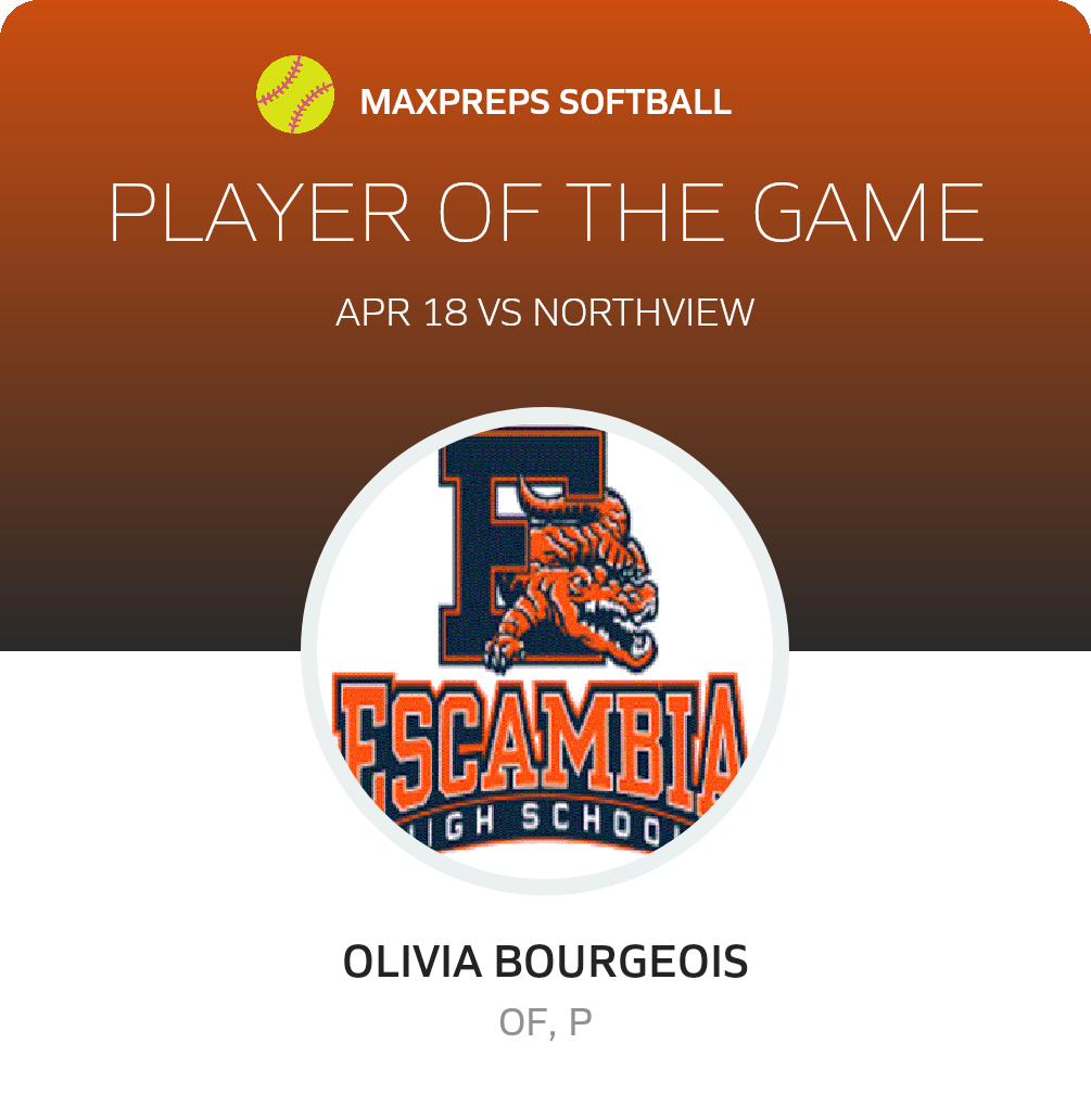 #5 Olivia Bourgeois Player of the Game badge