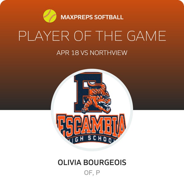 #5 Olivia Bourgeois Player of the Game badge
