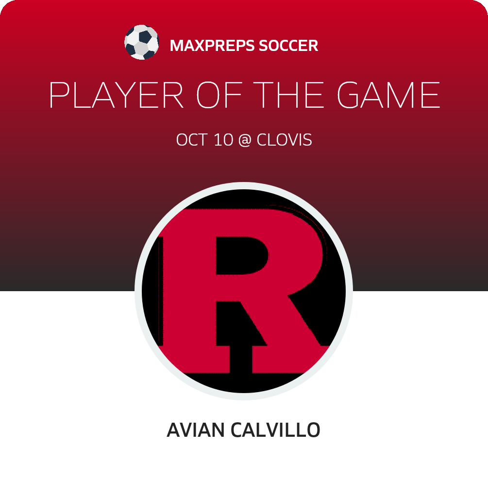 #18 Avian Calvillo Player of the Game badge