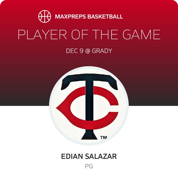 #1 Edian Salazar Player of the Game badge