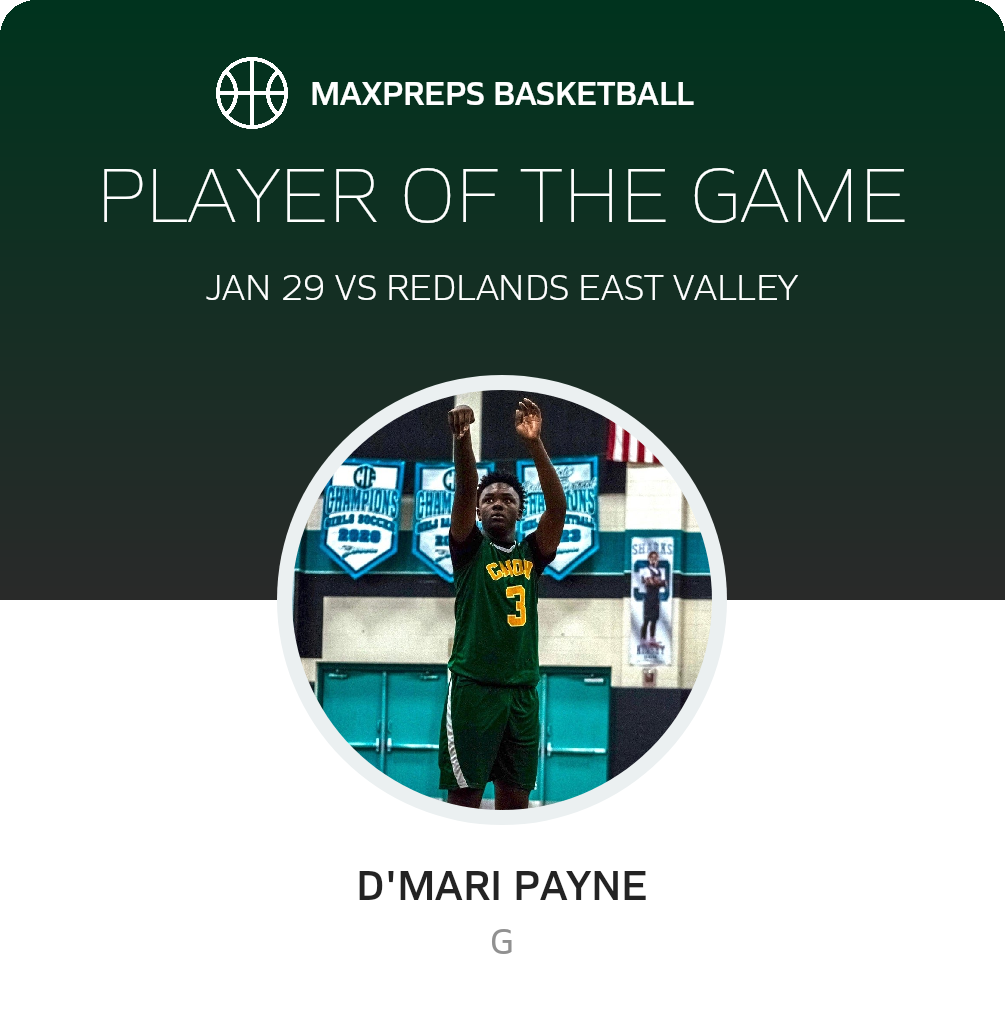Player of the Game
