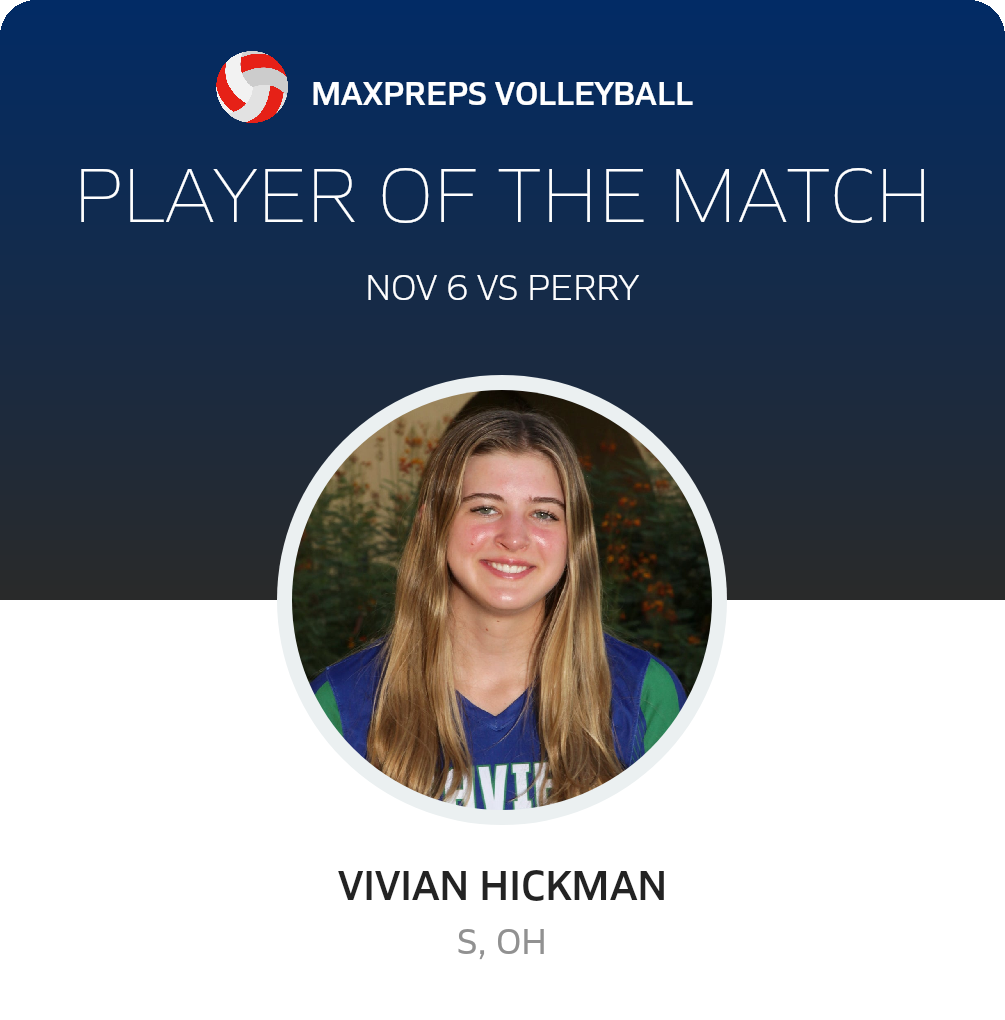 #16 Vivian Hickman Player of the Game badge