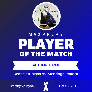 #5 Autumn Turck Player of the Game badge